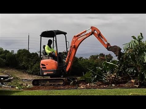 mini excavator clearing hillside|What kind of a hill can a mini excavator handle. .